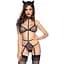 Еротичний костюм кішки Leg Avenue Roleplay Sex Kitten One size Black - мініатюра 4