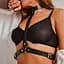 Портупея з нашийником Belt Leather XS-M Чорний - мініатюра 5