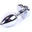 Анальна пробка Boss Of Toys Boss Series - Jewellery Silver Heart Plug Black S, BS6400047, Срібний / Чорний - мініатюра 3