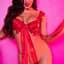 Сексуальный костюм Подарок One Size (S-L) эротический ролевой костюм красный - миниатюра 8