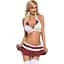 Еротичний костюм школярки з мініспідницею Obsessive Schooly 5pcs costume S/M, біло-червоний - мініатюра 1