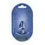 Анальна пробка Ouch! Smooth Anal Plug Metallic S 6.5 см (синій) - мініатюра 3