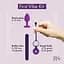 Набір секс-іграшок Rianne S Essentials First Vibe Kit 3 шт. фіолетовий - мініатюра 4
