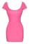 Сукня Cottelli Collection Party Mini Dress L рожевий - мініатюра 6