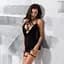 Комплект білизни Passion Exclusive Morgan SET OpenBra Black S/M - мініатюра 4