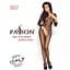 Бодістокінг Passion BS007 Black, комбінезон, закриті плечі, рукав 3/4 - мініатюра 5