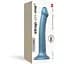 Насадка для страпона Strap-On-Me Mono Density Dildo M Blue - миниатюра 3