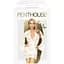 Комплект пеньюар з декором у вигляді троянд та стрінгами Penthouse - Sweet Retreat White S/L - мініатюра 3