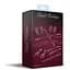 Набір Feral Feelings BDSM Kit 7 Burgundy, наручники, поножі, конектор, маска, падл, кляп, затискачі - мініатюра 2