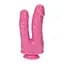 Подвійний фалоімітатор Toyz4lovers Romolo e Remo 7.5" 18.5 см (рожевий) - мініатюра 2