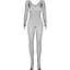 Сітчастий бодістокінг із довгим рукавом Obsessive Bodystocking N109 Black S/M/L, чорний - мініатюра 1
