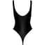 Боді Noir Handmade F244 Powerwetlook Body With high cut bottom hem - M - мініатюра 5
