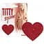 Наклейки для сосків Cottelli Accessoires Titty Sticker Heart червоний - мініатюра 9