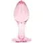 Анальна пробка EasyToys Anal Plug Glass M 8.3 см (рожевий) - мініатюра 1