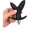 Анальна пробка-розширювач Passion Black Velvets Vibrating Anchor Plug L з вібрацією (4821002030224) - мініатюра 1