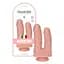 Подвійний фалоімітатор Toyz4lovers Caino e Abele, 15.5 см (тілесний) - мініатюра 7