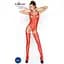Бодістокінг Passion BS034 Red, комбінезон, імітація боді і панчіх - мініатюра 2