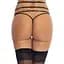 Пояс для панчіх Leg Avenue RhinestOne garterbelt Black One Size - мініатюра 2