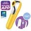 Вакуумний стимулятор клітора з вібрацією Satisfyer Dual Love (жовтий) - мініатюра 7