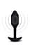 Анальна пробка B-Vibe Vibrating Snug Plug 2, 12.4 см (чорний) - мініатюра 2