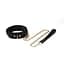 Ошейник с поводком Liebe Seele Boudoir Amor Collar With Leash Black - миниатюра 1