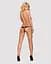 Кружевные танга с двумя отверстиями Obsessive 831-THC-1 crotchless thong S/M - миниатюра 4