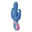 Вибратор кролик PMV20 Vice Double Vibrator 23 см синий - миниатюра 2