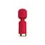 Вибратор микрофон клиторальный красный 10 режимов с USB для женщин - миниатюра 1