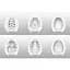 Набор мастурбаторов Tenga Clicker 6 шт. 6,7 см Разноцветный K000014 - миниатюра 2