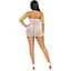 Мини-платье Leg Avenue Rhinestone halter mini dress White One size - миниатюра 6