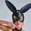 Маска для рольових ігор I’MCUM Bunny Екошкіра Чорна (IM-SM230_bunny) - мініатюра 5