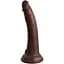 Фалоімітатор King Cock Elite 7” Dual Density 21 см коричневий - мініатюра 1