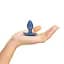 Анальна пробка Ouch! Smooth Anal Plug Metallic S 6.5 см (синій) - мініатюра 2
