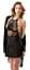 Комплект Cottelli Collection Lingerie Chemise Set L чорний - мініатюра 2