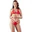 Комплект білизни Cottelli Lace Set L червоний - мініатюра 1