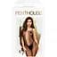 Бодістокінг зі шнурівкою та вертикальними швами Penthouse - Drop-dead Tasty Black S/L - мініатюра 3