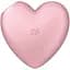 Вакуумний стимулятор-серце з вібрацією Satisfyer Cutie Heart Light Red - мініатюра 4
