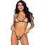 Эротический комплект со стразами Leg Avenue Catch Me RhinestOne set, трусики и бра, One Size - миниатюра 1