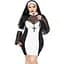 Еротичний костюм черниці JSY Грішниця Лола Plus Size Black, сукня, хрест, апостольник - мініатюра 1