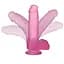 Фалоімітатор Lovetoy Jelly Studs Crystal 17.5 см фіолетовий - мініатюра 5