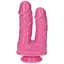 Подвійний фалоімітатор Toyz4lovers Caino e Abele, 15.5 см (рожевий) - мініатюра 1