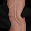 Фалоімітатор Dual Layered Silicone Nature Cock 9'' 23.5 см коричневий - мініатюра 12
