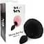Силіконова анальна пробка М Art of Sex - silicone Bunny Tails Butt Plug Black - мініатюра 3
