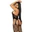 Бодістокінг з відкритим доступом Leg Avenue Net suspender Bodystocking One Size Black, мереживо - мініатюра 3