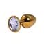 Анальна пробка Fantasy Gold Butt Plug with S 7 см (білий) - мініатюра 4
