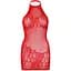 Сукня-сітка зі стразами Leg Avenue RhinestOne halter Mini dress Red, відкрита спина, One Size - мініатюра 11
