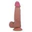 Фалоімітатор Baile Sliding Skin Bendable 8.5'' 21.8 см коричневий - мініатюра 4