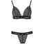 Комплект білизни Passion Exclusive Glamiss SET Black XXL/XXXL - мініатюра 3