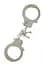 Наручники, Large Metal Handcuffs with Keys, Сріблястий - мініатюра 1