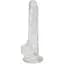 Прозорий фалоімітатор Alive Jelly Dildo Lusty - мініатюра 1